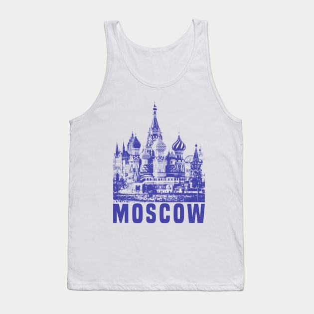 Moscow Tank Top by Den Vector